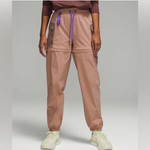 Lululemon size 2 convertible hiking jogger/shorts